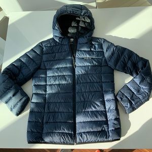 Roots Packable Down Jacket — Navy Blue